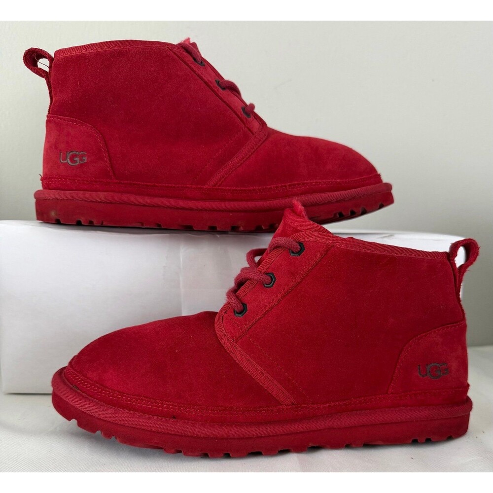 UGG Red Suede Lace Up Chukka Boots UGG Red Suede Lace Up Chukka Boots Men's Sz 8